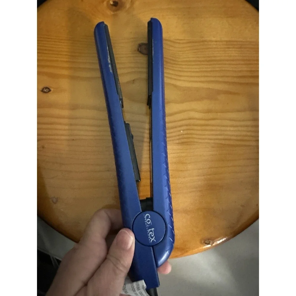 Cortex Blue Ceramic Flat Iron Hair Straightener 1 Inch – Tested &‎ Working